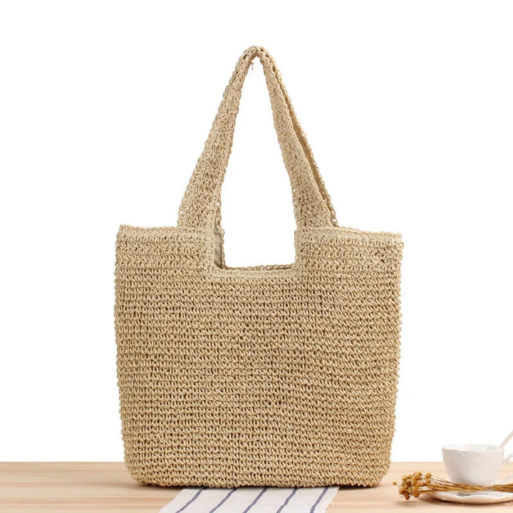 Casual beige dam toteväska, praktisk handväska för mode och tillbehör.