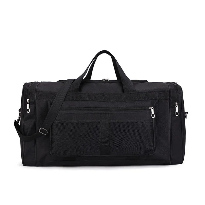 Rymlig unisex 40L nylon duffelväska, perfekt som helgväska för weekendresor och sport.