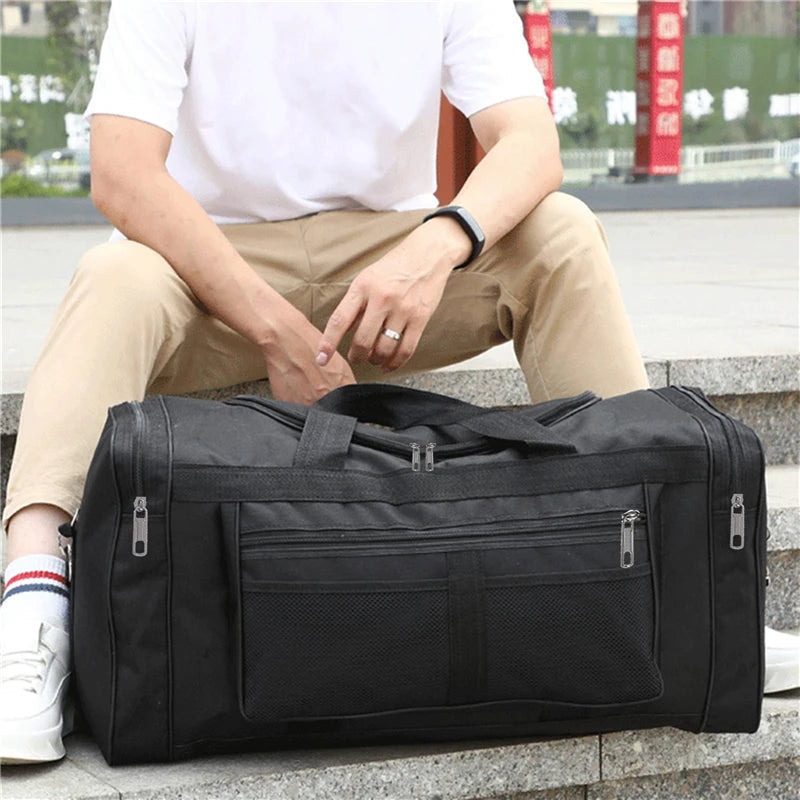 Unisex 40L nylonväska. Idealisk som stor resväska och sportväska. Hållbar för alla äventyr.