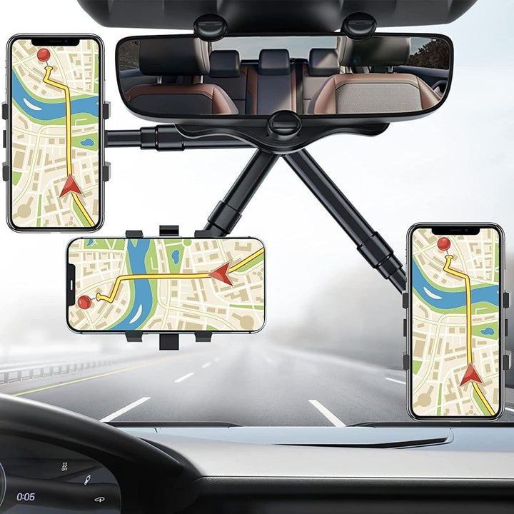 Universell bilhållare för mobil monterad på backspegeln i bilen