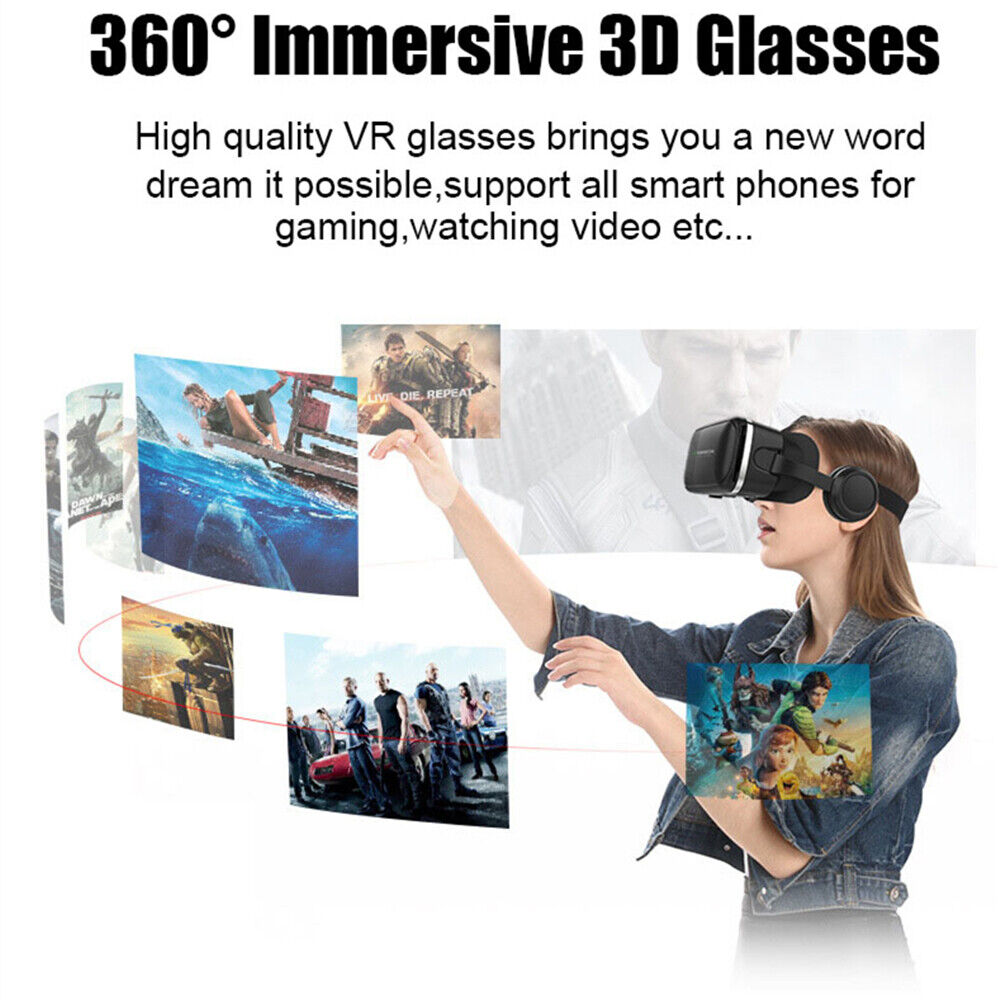 Vr glasögon sedda från sidan som visar den ergonomiska designen och stoppningen