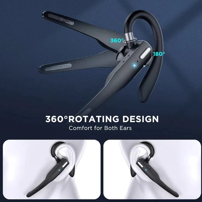 Bluetooth-headset med brusreducering som visar mikrofonarm
