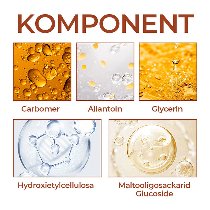 Serumflaska för nageltillväxt på vit bakgrund, snabb effekt 7 dagar, för starkare och längre naglar i 20ml förpackning.