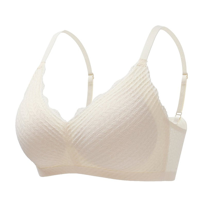 Baksidan av en brun Sienna komfortbralette med justerbara axelband. Bygellös behå för optimal passform och komfort.