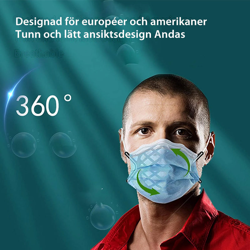 Silikonmaskhållare med 3D-design, mjuk silikon, ökat andningsutrymme, återanvändbar, bekväm för daglig användning.