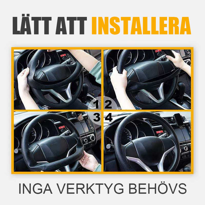 "Silikon bilrattskydd med halkfri yta och komfortabel, färgglad design för säker och bekväm körning året runt."
