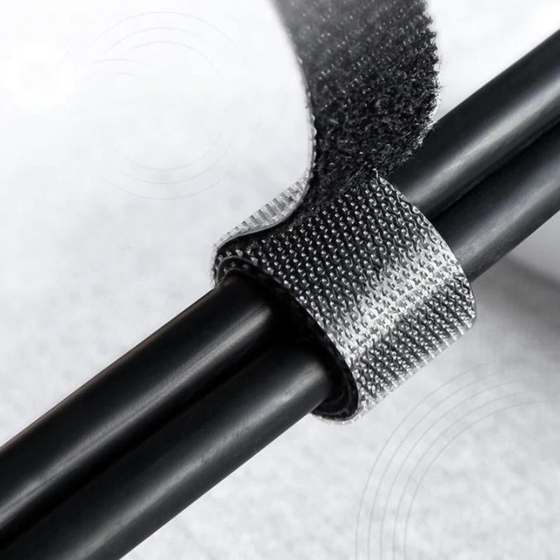 Hur man enkelt klipper och anpassar längden på självhäftande nylon kablageband.