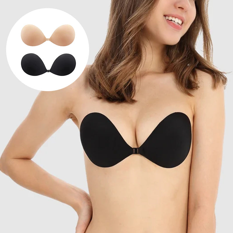 Osynlig självhäftande BH som ger naturlig lyft för djupt urringade klänningar och eleganta tillfällen.