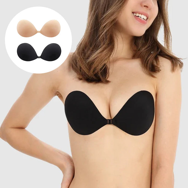 Osynlig självhäftande BH som ger naturlig lyft för djupt urringade klänningar och eleganta tillfällen.