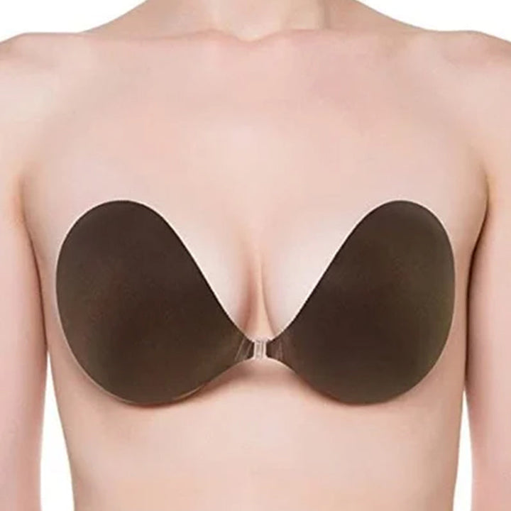 Osynlig självhäftande BH som ger naturlig lyft för djupt urringade klänningar och eleganta tillfällen.
