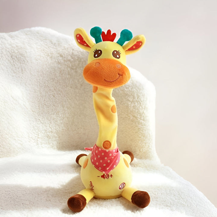 Talande och musikalisk giraff som gosedjur för baby 0-3 år