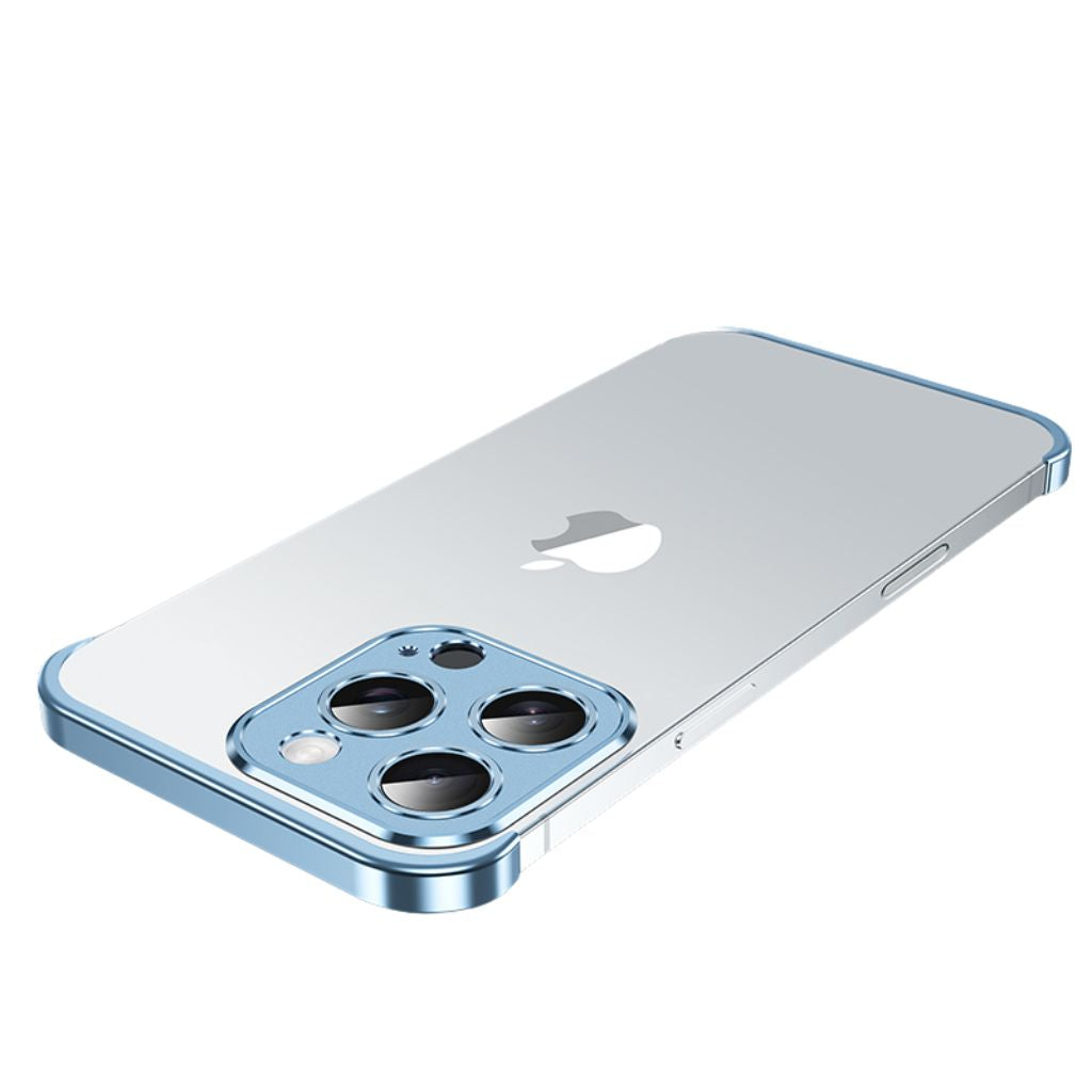 Slitstarkt metallskal för iPhone med perfekt passform