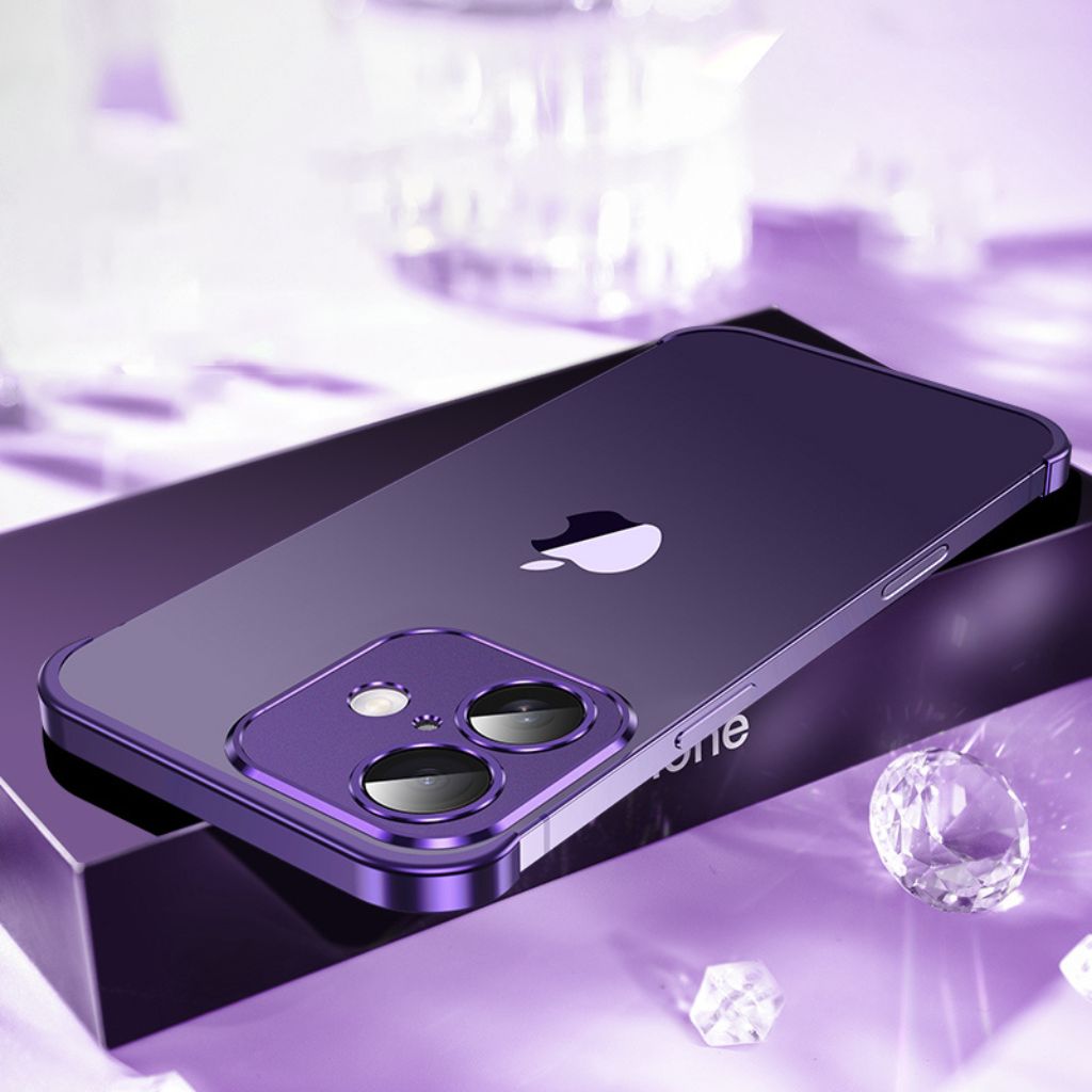 Elegant mobilskal i metall för ett säkert grepp om din iPhone