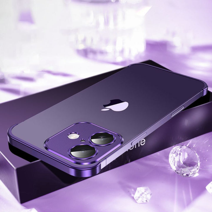Elegant mobilskal i metall för ett säkert grepp om din iPhone