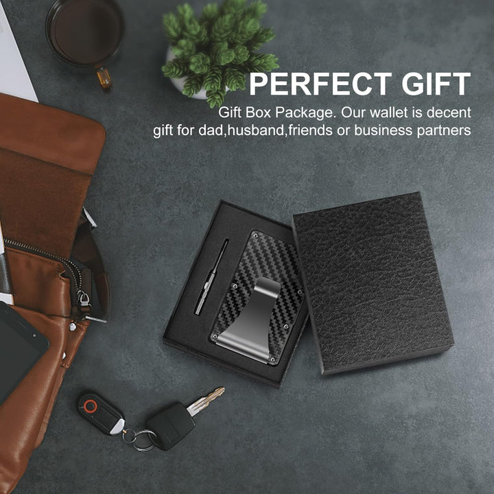 Praktisk unisex accessoar med modern design och effektiv RFID-säkerhet.