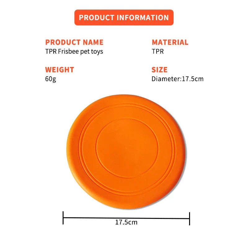 Färgstark hundfrisbee, idealisk hundleksak för utomhusträning och fartfylld aktivitet.