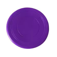 Grön hundfrisbee av robust material, en utmärkt kastleksak för hundens utomhuslek och motion.