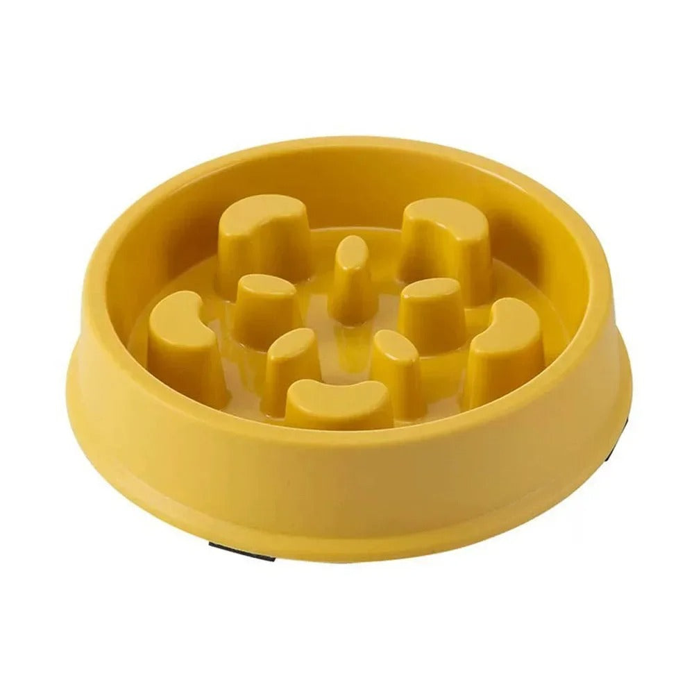 Designad slowfeeder matskål för hundvalp eller vuxen hund, gör måltiden till en rolig utmaning mot hetsätning.