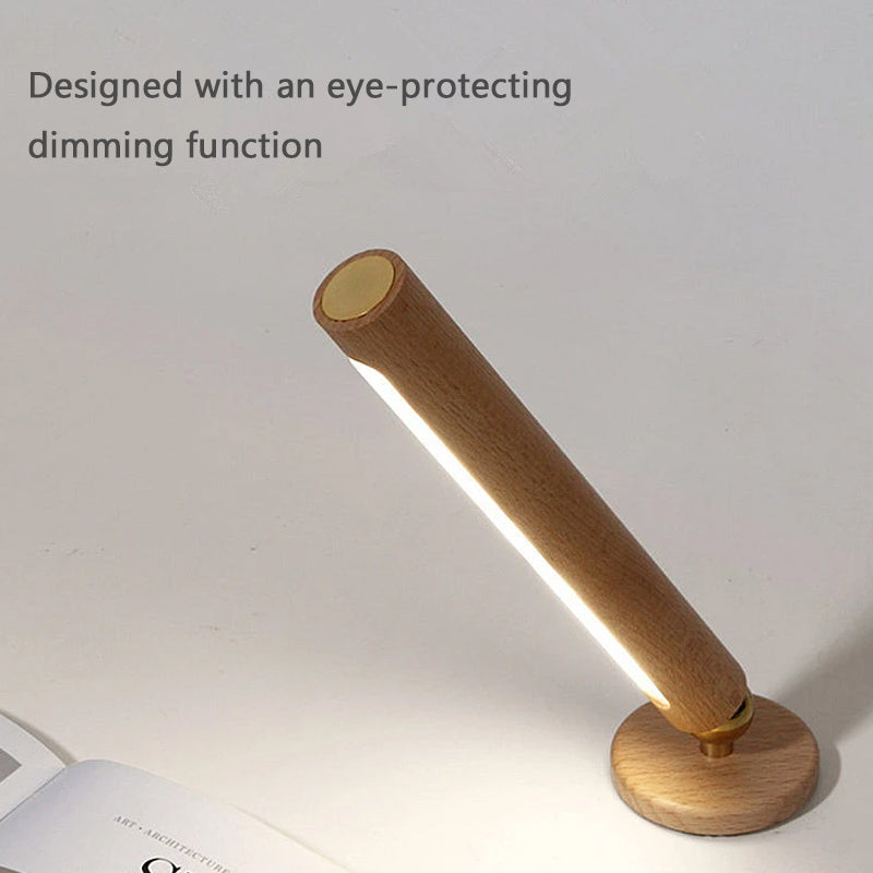 Smart 360° vägglampa i trädesign med justerbar styrka, elegant och bärbar, perfekta för modern heminredning.