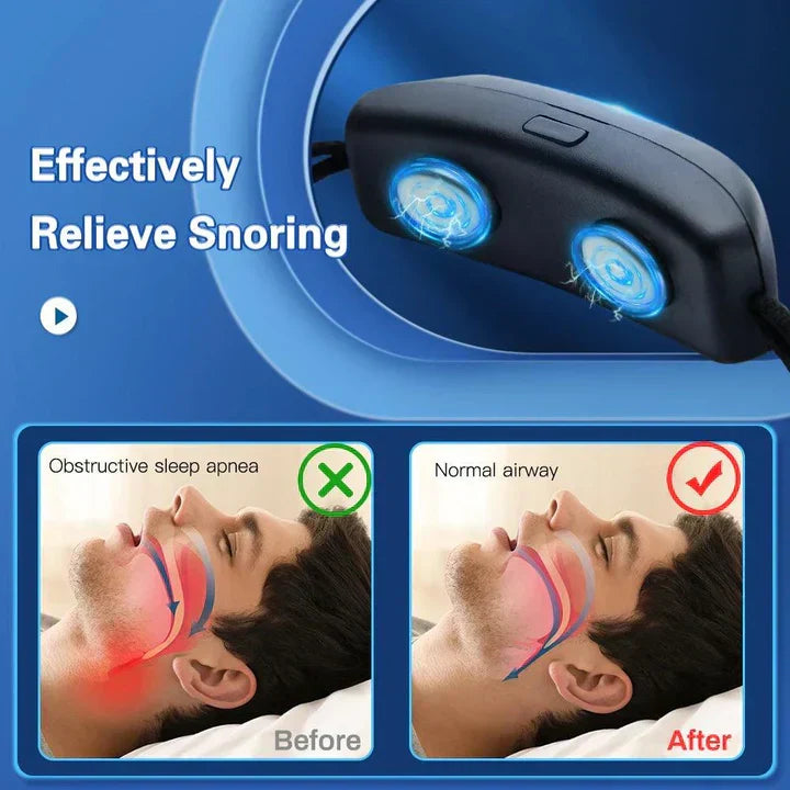 Närbild på smart snarkning enhetens yta och design