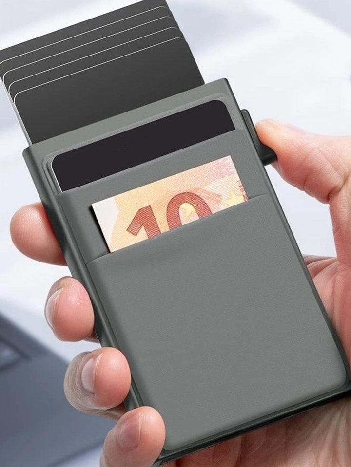 Praktisk minimalistisk plånbok med effektivt rfid skydd