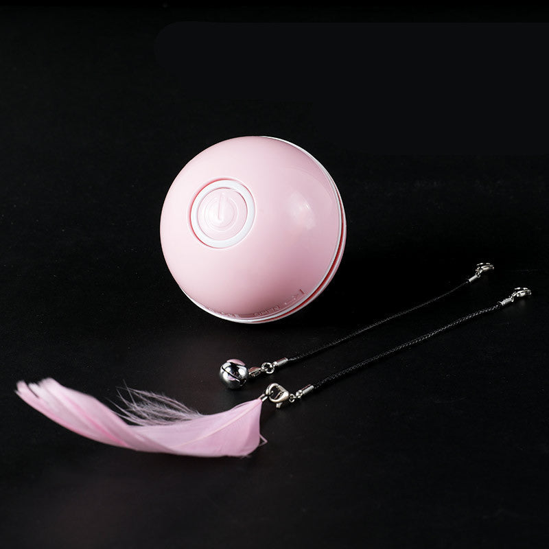 Smart självgående kattleksak. Den interaktiva rullbollen stimulerar kattens jaktinstinkter för timmar av lek.