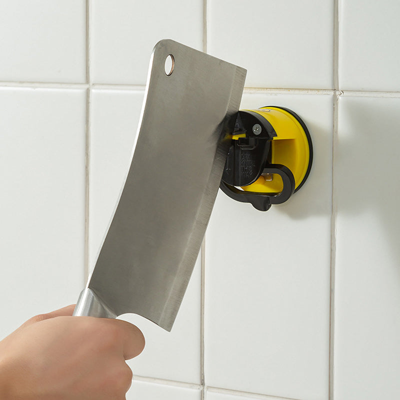 Smidig köksknivslipare med stark sugkopp i färgglad design för effektiv, säker slipning och skärpa med endast 3 svepningar.