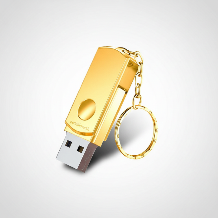 Tåligt USB-minne 2TB i kompakt aluminiumdesign. Idealisk för bärbar datalagring & snabb överföring.