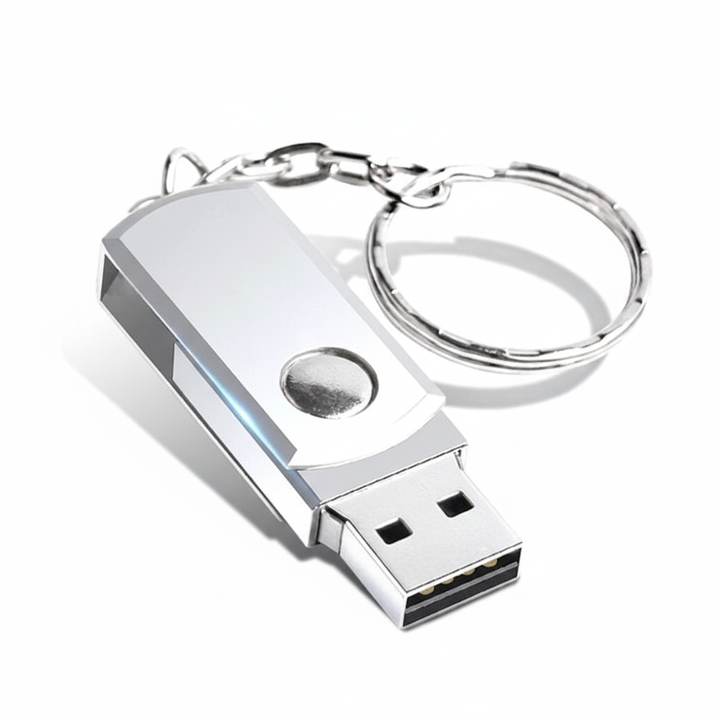 Bärbart USB-minne 2TB för massiv datalagring. Säker, snabb och tålig enhet i aluminium för alla enheter.