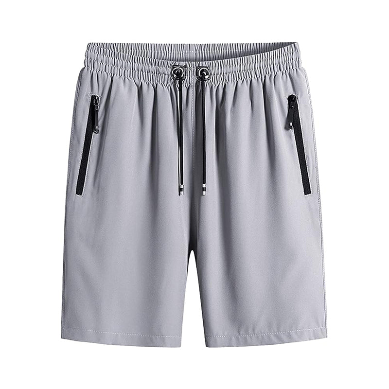 "Snabbtorkande herrshorts för stranden med sportlinjeformad design, fantastisk elasticitet och ventilerande material."