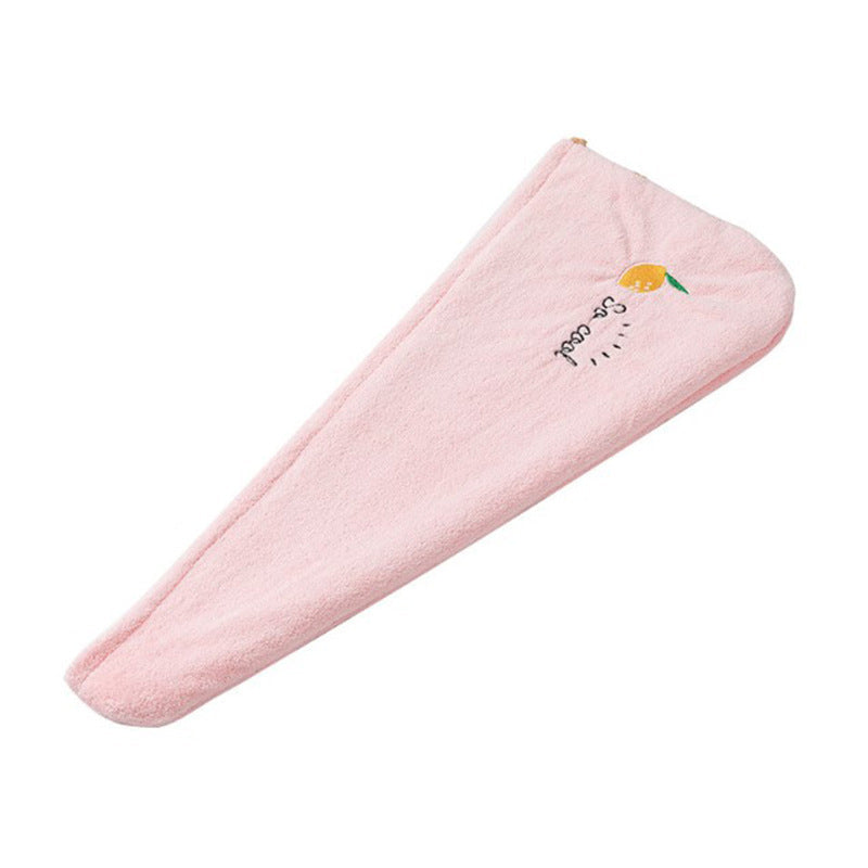 "Snabbtorkande mikrofiber handduksmössa i rosa, superabsorberande och frizz-minskande, perfekt för alla hårtyper."