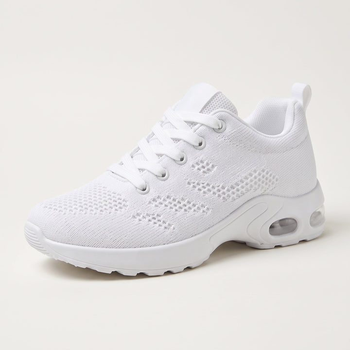 Stilrena sneakers med luftkuddesula för dam, idealiska för promenader