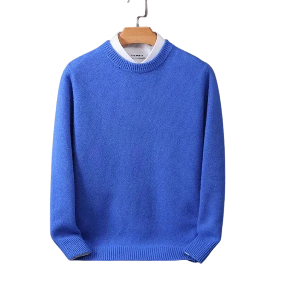 Snygg herrtröja "Aidan", rundhalsad & långärmad. Perfekt för vardag och höstmode.