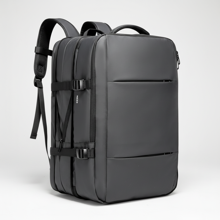 Stor reseryggsäck "TravelPro" för laptop, perfekt för packning. Vattentät och slitstark.