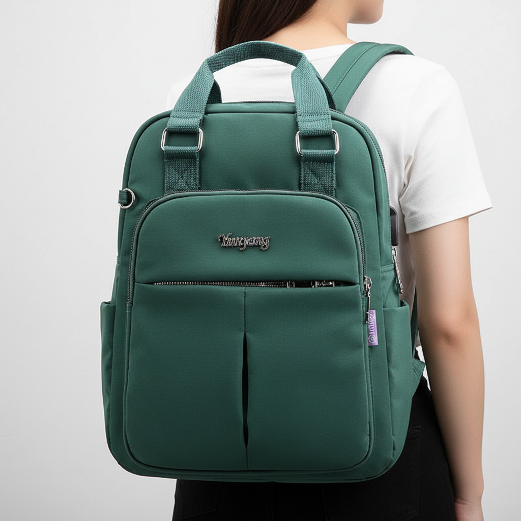 Unisex SmartPack ryggsäck med stöldskydd, perfekt för studenter eller digitala nomader med laptop.