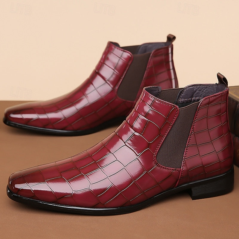 Insida och foder på eleganta slip on skor för män