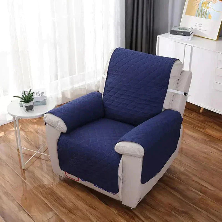 Sofföverdrag i mjukt tyg för 3-sits soffa, skyddar mot smuts.