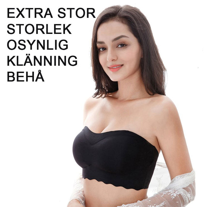 "Sömlös ice silk bandeau för dam med avtagbara axelband, andningsbar design, perfekt under varm sommardag."