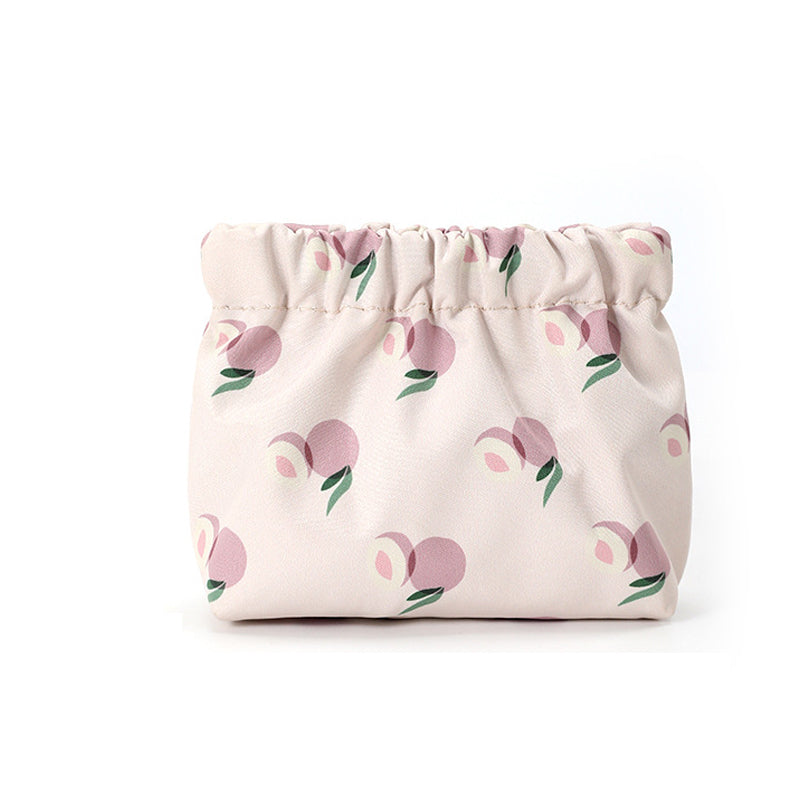 "Söt mini portabel myntväska i canvas med charmiga mönster och färger, perfekt accessoar för kvinnor, 12x5x13 cm."