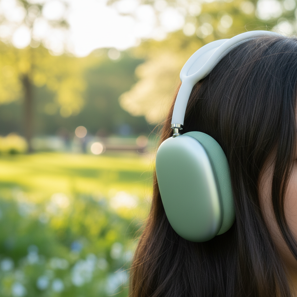 SoundEase trådlösa over-ear hörlurar för enastående ljudupplevelse. Bluetooth och stilren design.