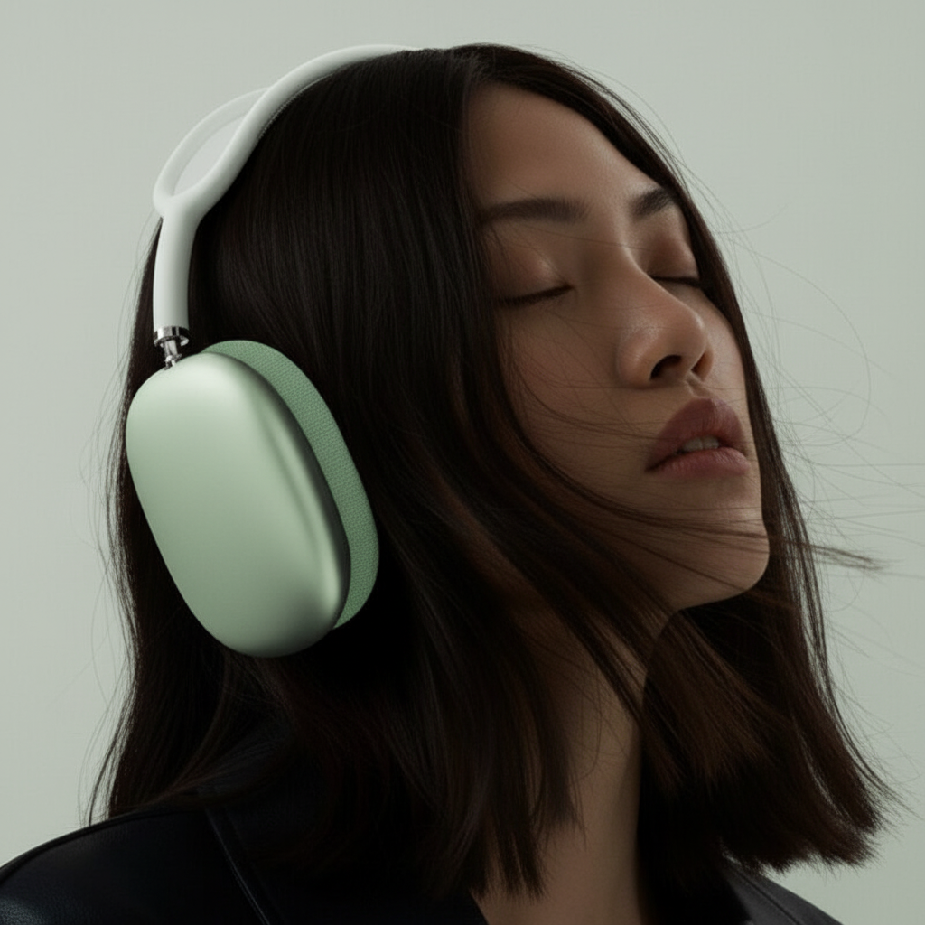 Bekväma SoundEase over-ear Bluetooth-hörlurar, designade för långa och njutbara lyssningssessioner.