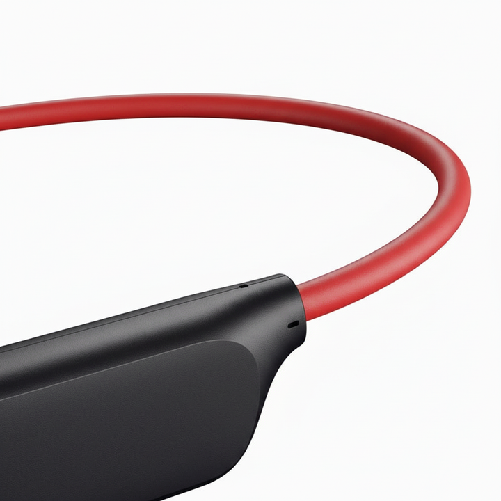 Öppna Soundwave Bluetooth-hörlurar. Låt omgivningen höras säkert under löpning, cykling & utomhusaktiviteter.