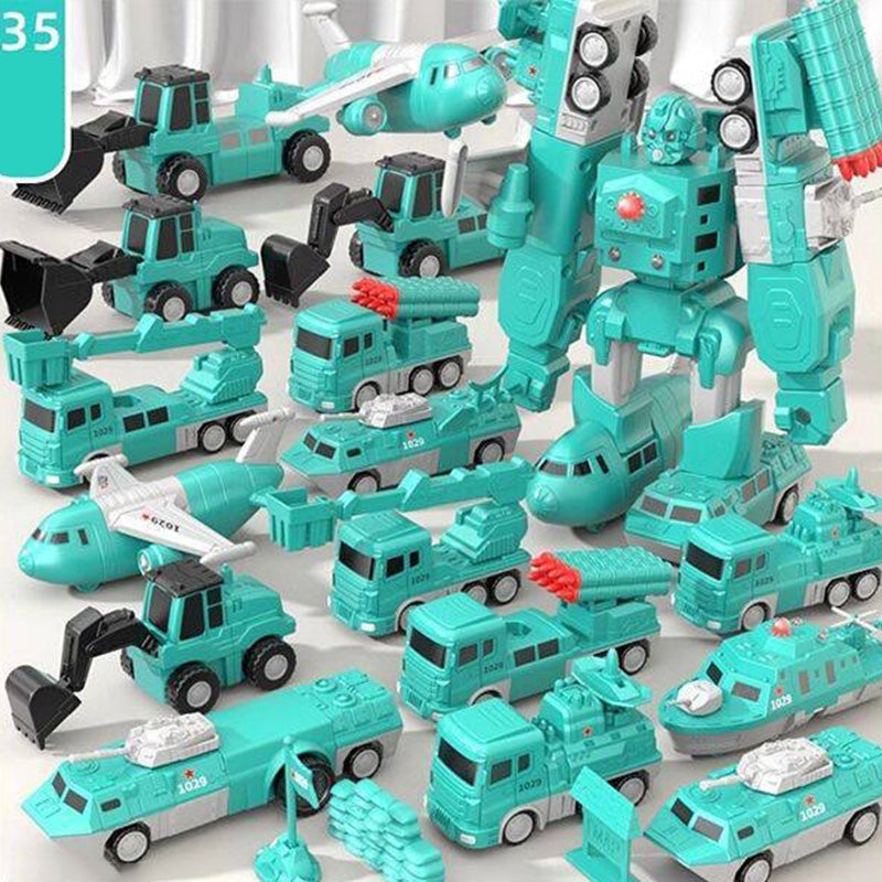 Magnetisk Transform Engineering Bil Leksak