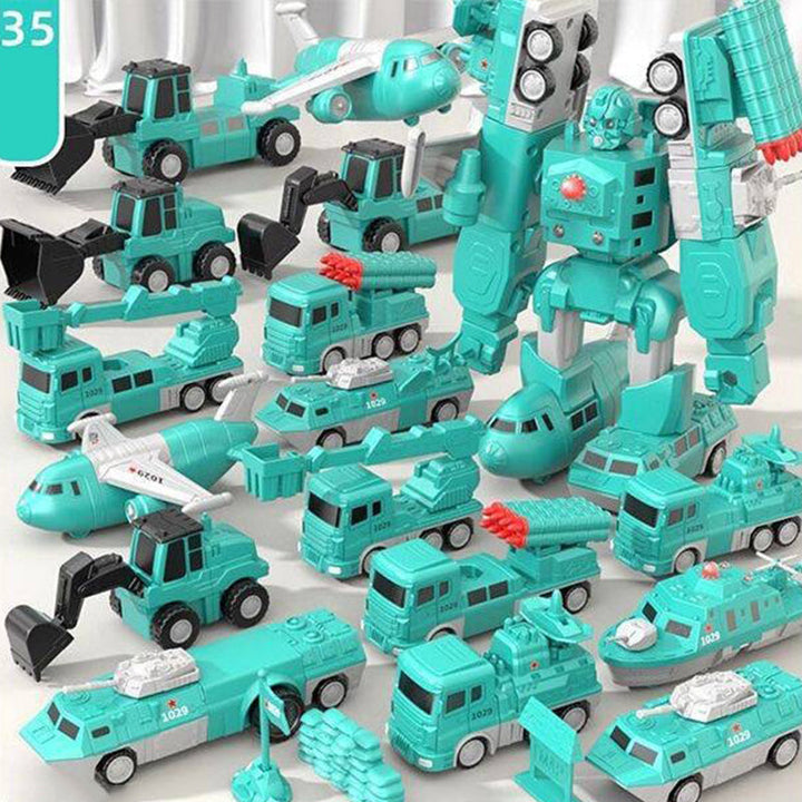 Magnetisk Transform Engineering Bil Leksak