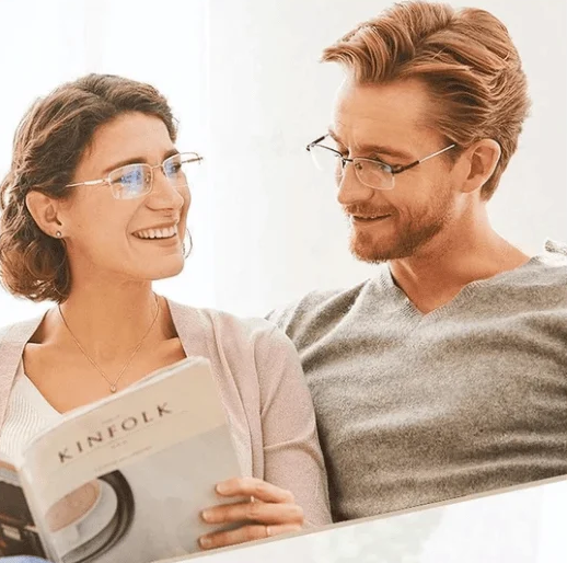 Glasögon för skärm och läsning i klassisk unisex modell