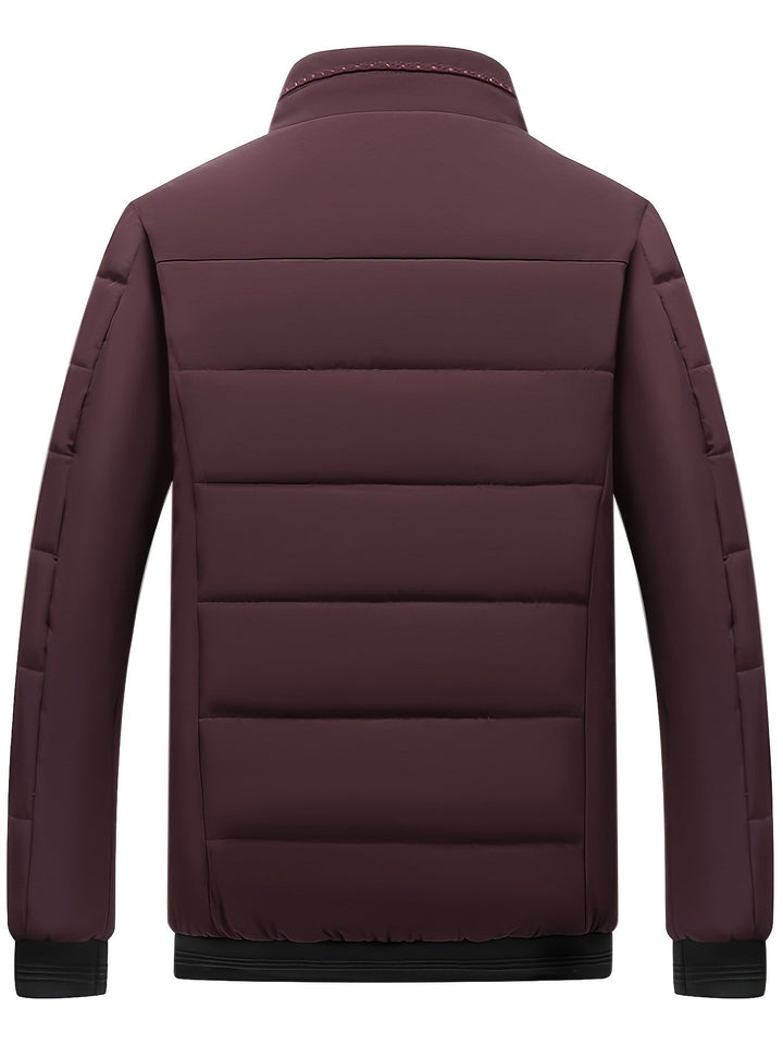 Elegant quiltad Joseph herrjacka, vadderad för höst/vinter, modern passform & trendigt herrmode.