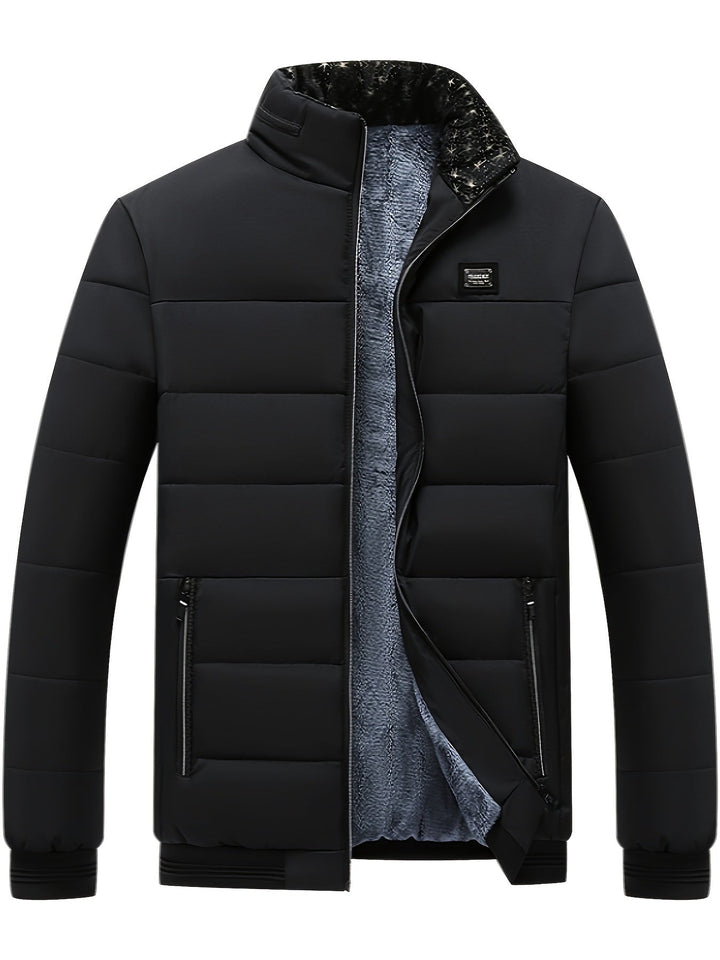 Joseph herrjacka, quiltad & vadderad vinterjacka, stilren & varmt ytterplagg för herrmode.