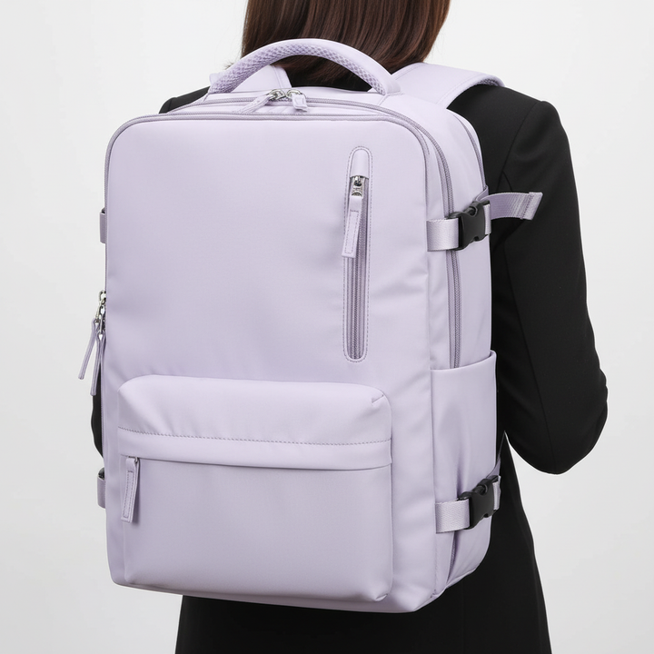 Ergonomisk datorväska med justerbara remmar för bekväm transport av din laptop.