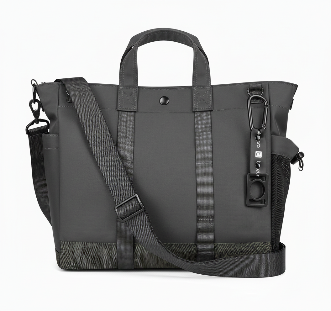 Elegant kontorsväska för laptop, en stilren damväska som kombinerar funktionalitet med modern design.