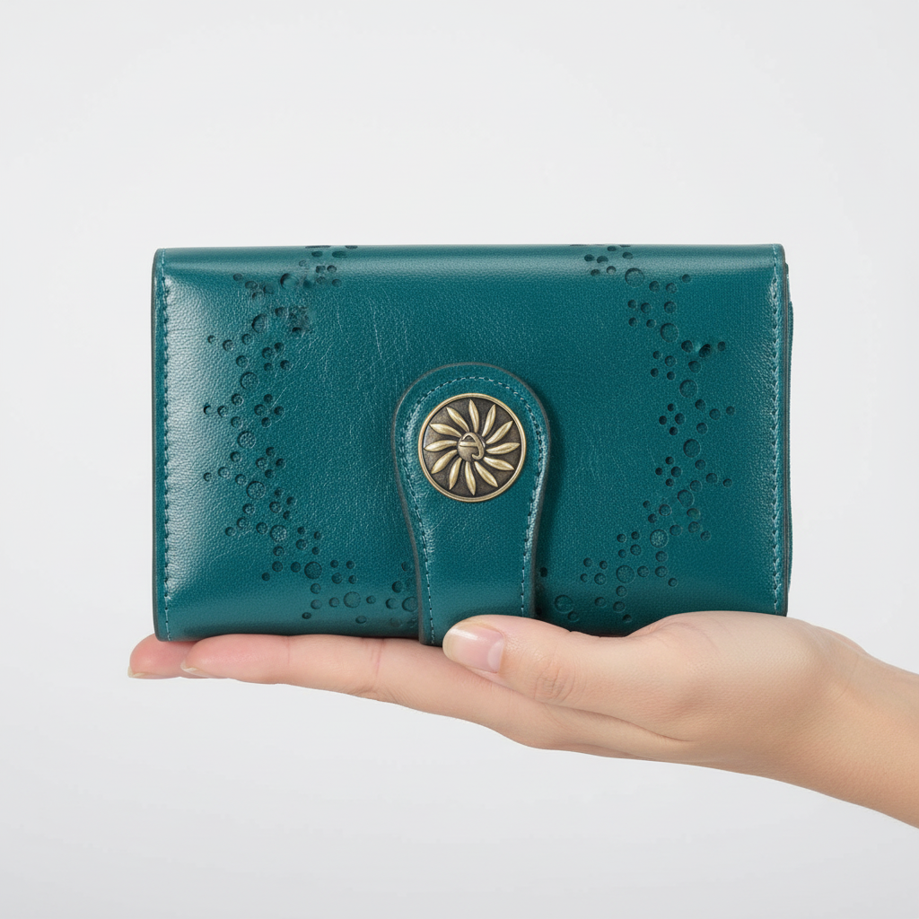 SecurePurse läderplånbok för unisex. Erbjuder RFID-skydd och smart korthållare i stilren design.
